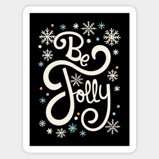 Be Jolly - Cute Christmas Text Sticker